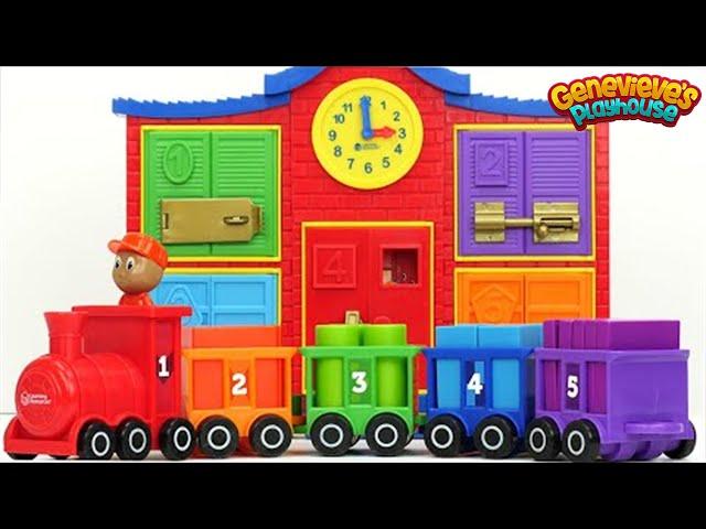 Best Toddler Learning Video for Kids Toy Shapes Train and School!