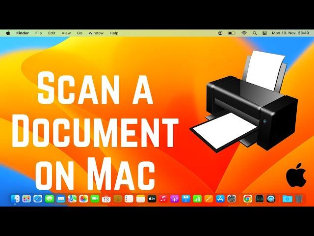 How to Scan on a Mac | How to Scan a Document on MacOS