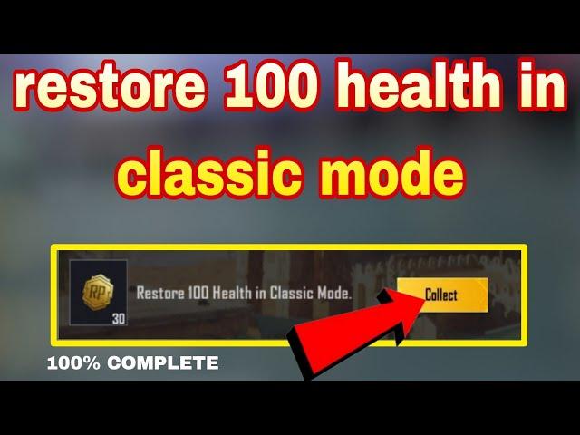 restore 100 health in classic mode,