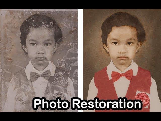 Repair Old Photo Using Photoshop