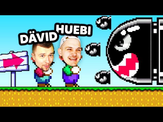 Huebi und Dävid spielen EURE Mario Maker Level!