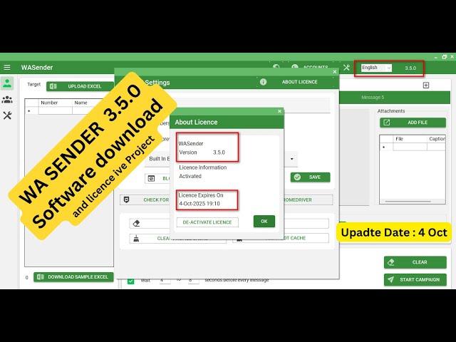 WASender 3.5.0  Bulk Whatsapp Marketing Software for Windows, Send Bulk Messages  Clickable Button