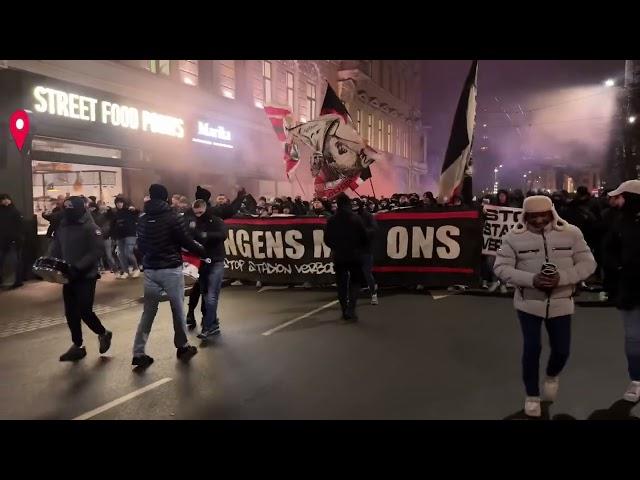 CORTEO AJAX AMSTERDAM IN RIGA 