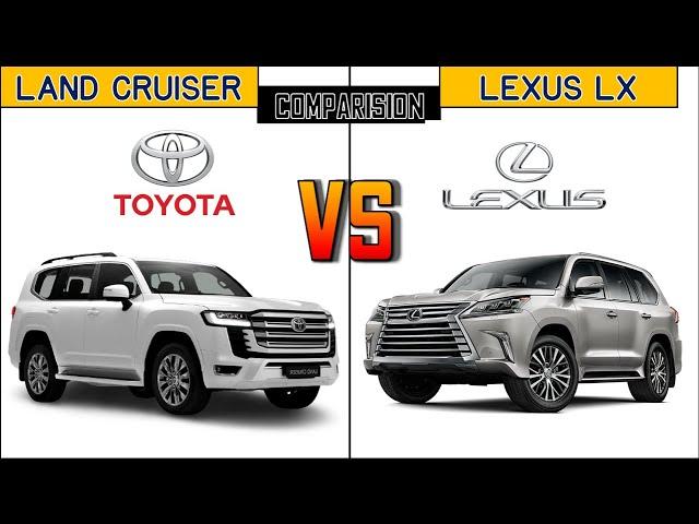 2021 Toyota Land Cruiser vs Lexus LX Dimensions, Engine, Price Comparison