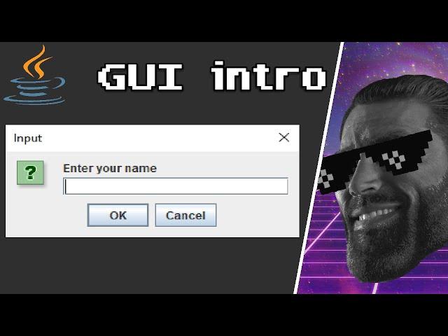 Java GUI intro ⭐【5 minutes】