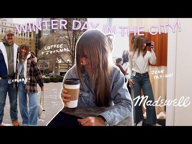 COZY CITY VLOG ️️ Hidden Gems, Madewell Jean Try-On, Patagonia, Explore St. Paul!