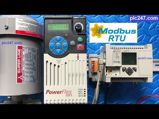 Micrologix 1100 "Modbus RTU" PowerFlex 525 VFD