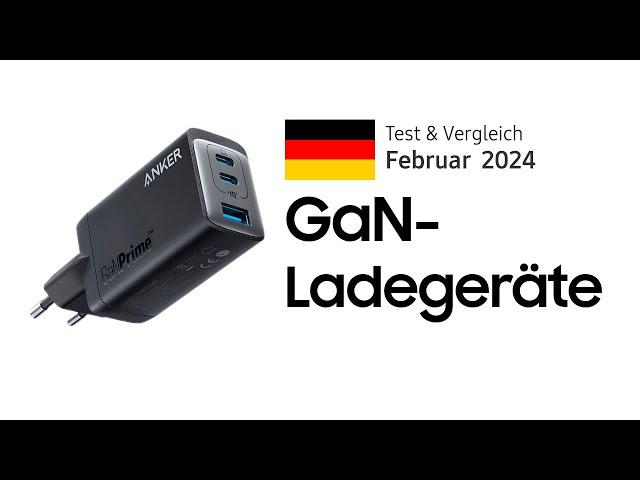 ТOP–6. Die besten GaN-Ladegeräte. Test & Vergleich 2024 | Deutsch