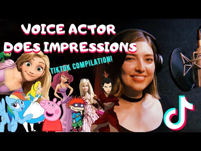 Voice Actor Does Impressions - Tiktok Compilation