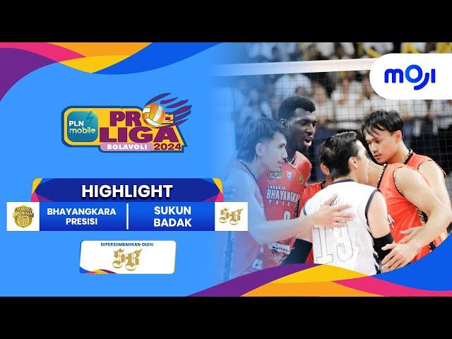 Bhayangkara Presisi VS Sukun Badak 3-2 | Highlight PLN Mobile Proliga 2024