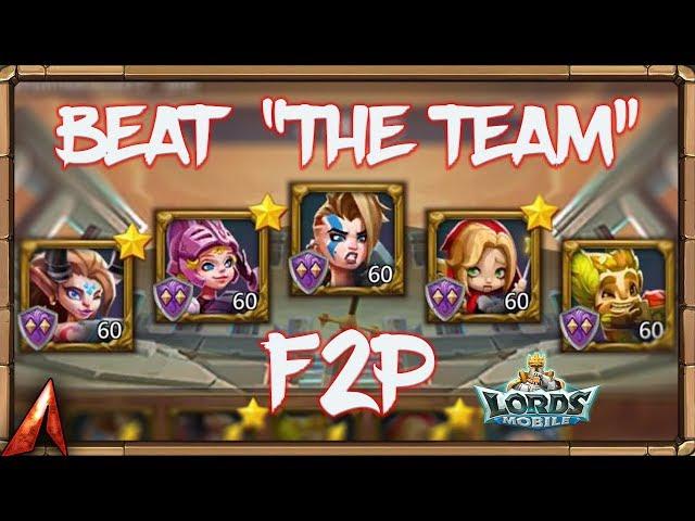 Beat "The Team" In Colosseum Completely F2P! Lords Mobile