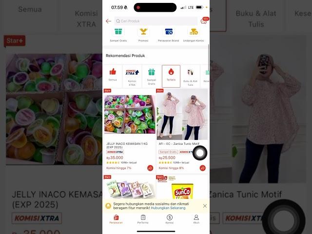 Cara ubah link Koleksi Shopee Affiliate Terbaru