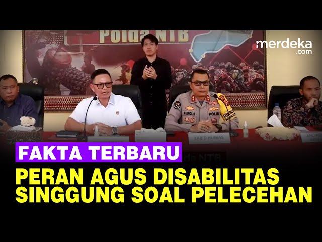 Fakta Terbaru Peran Agus Disabilitas Ancam Korban, Polisi Singgung Pelecehan