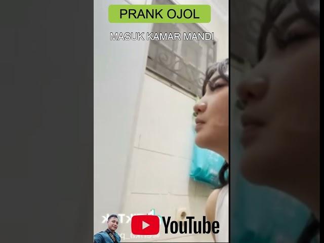 Waduh ! Viral Erika Prank Ojol Hingga Masuk Ke Kamar Mandi #shorts