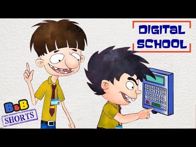 Digital School - Bandbudh Aur Budbak New Episode - Funny Hindi Cartoon For Kids