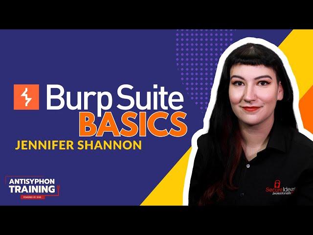 Burp Suite Basics w/ Jennifer Shannon #livestream #Infosec