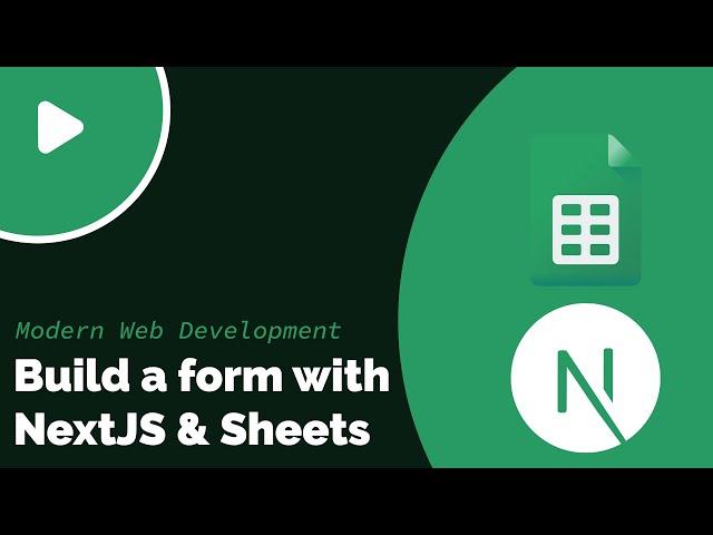 Google Sheets & NextJS