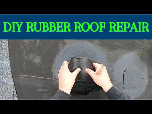 Rubber Roof Leak Inspection and rubber repair