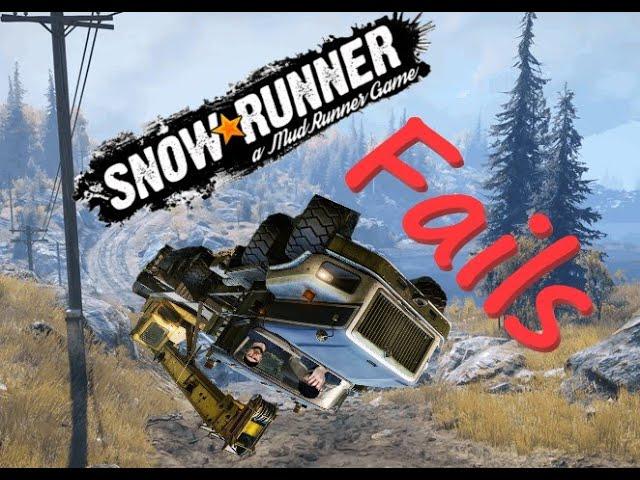 The Worst Driver In Snowrunner | Fail Compilation