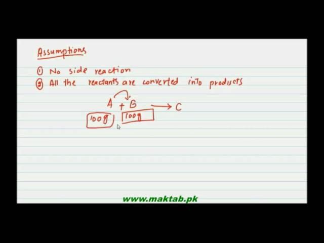 FSc Chemistry Book1, CH 1, LEC 11: Stoichiometry