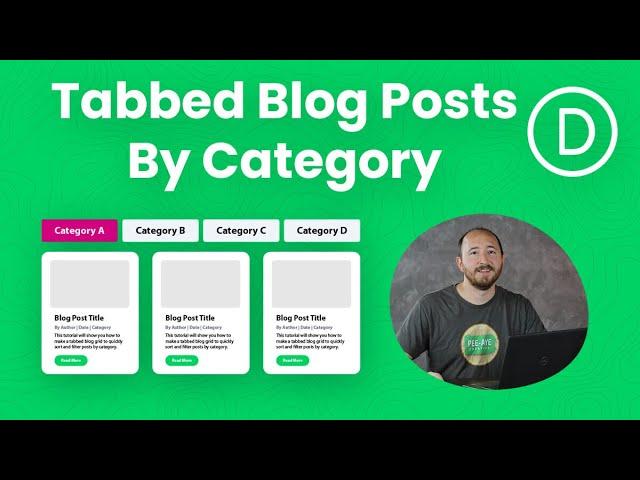 How To Make A Tabbed Divi Blog Grid By Category