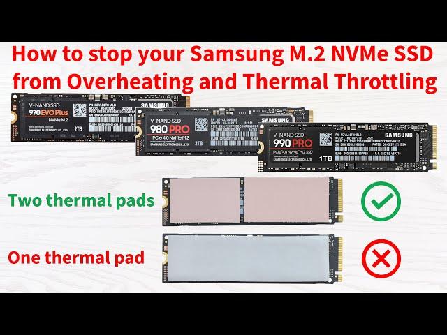 Stop your Samsung NVMe SSD from Overheating and Thermal Throttling