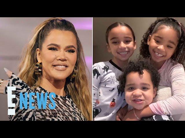 Khloé Kardashian’s Kids True and Tatum GET FESTIVE With Cousin Dream Kardashian | E! News