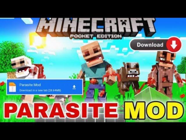 Minecraft parasite mod  / new horror mod download / mediafire link available  #minecraft