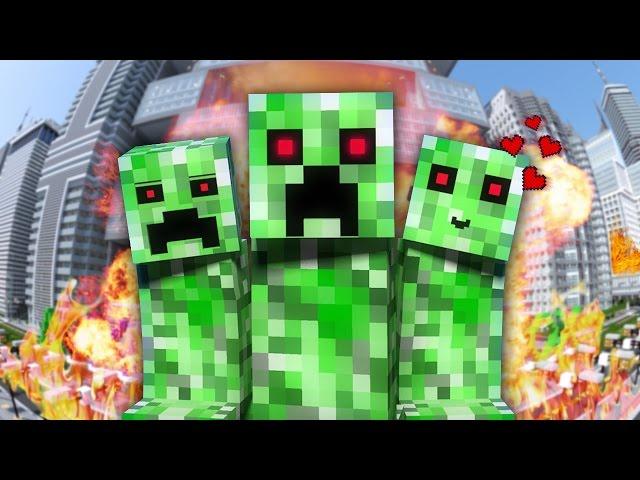 "CUTE CREEPER" - Minecraft Parody of PSY's Daddy (Music Video) 13+