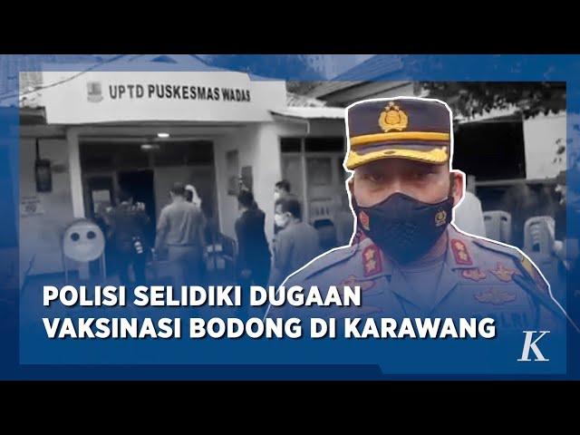 Dugaan Vaksin Bodong di Karawang, Jawa Barat