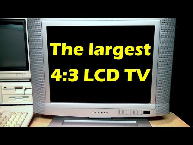 The largest 4:3 LCD TV - Ölevia LT20S