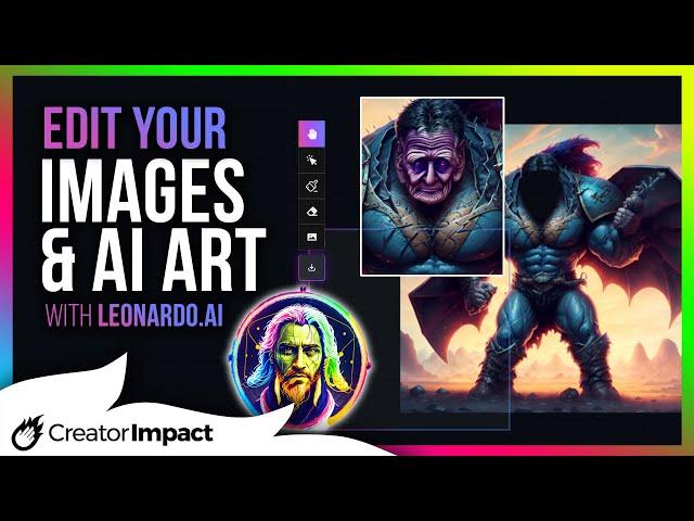 How to Edit image in Leonardo AI Canvas Editor (AI Photo Editing & Ai Art)