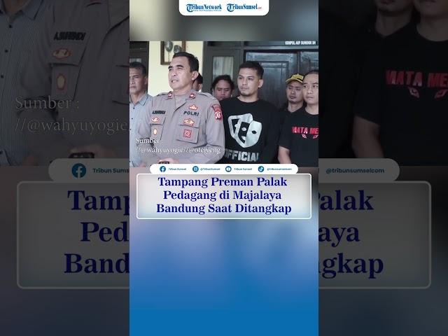 Tampang Preman Palak Pedagang di Majalaya Bandung Saat Ditangkap, Direndam Dalam Kolam