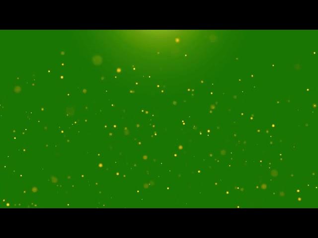 Gold Dust Particles Green Screen Video Effects / Satish Designgraphy