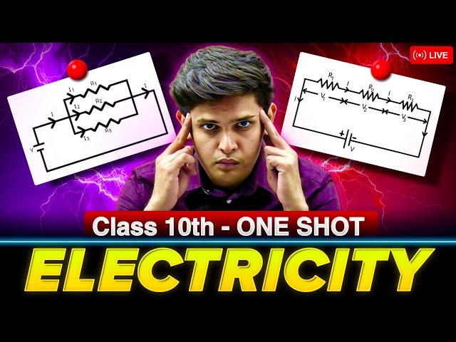 Electricity - Class 10th Science |  One Shot | Prashant Kirad