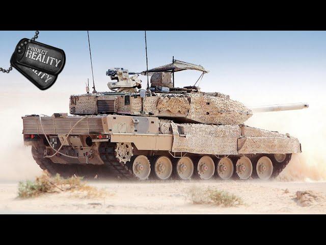 Project Reality v1.7.0 | Burning Sands Tank Gameplay (Full Round) | 4k 60fps