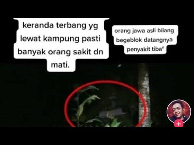 VIRAL KERANDA TERBANG/LAMPOR DI MALANG, GEGERKAN WARGA!! INI KATA MBAH MIJAN!! #LAMPOR