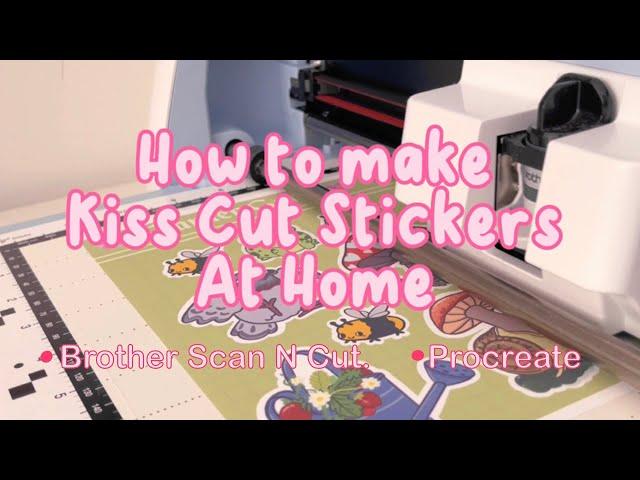 How to make stickers at home with Brother Scan N Cut