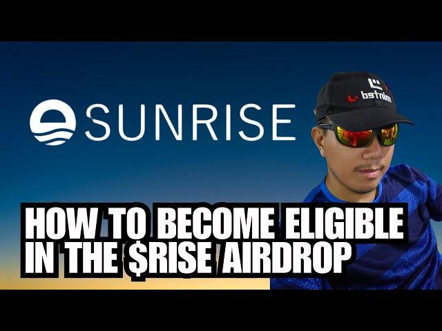 Sunrise Layer testnet | How to become eligible in the $RISE airdrop | Step by step tutorial