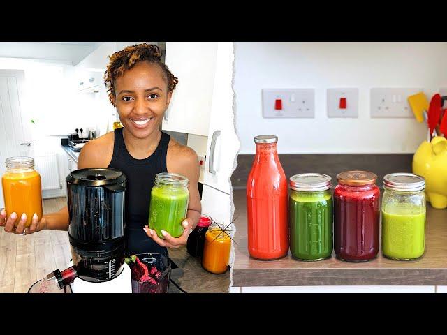 7 DAY BATCH JUICING FOR BEGINNERS + TIPS | NAMA JUICER J2