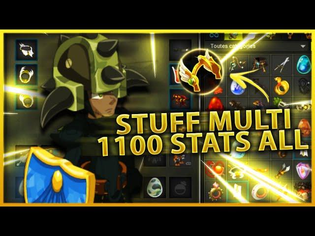 CRÂ MULTI 1100 STATS ALL SUR DOFUS ! (STUFF BROKEN)