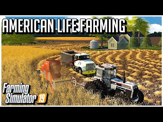 HARDEST HARVEST "EVER!" | AMERICAN LIFE FARMING | FARMING SIMULATOR 19