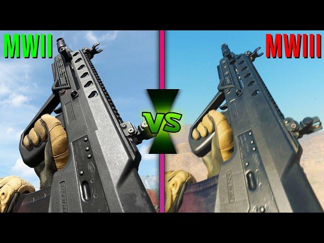 Call of Duty Modern Warfare 2 vs CoD Modern Warfare III | Weapons Comparison