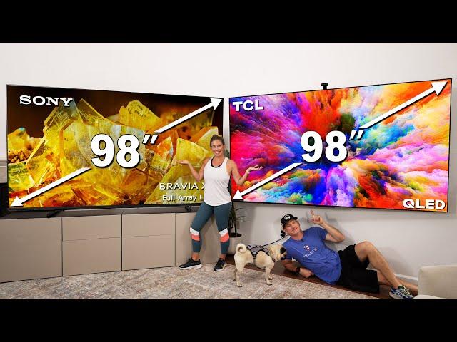 98" Giant TV Showdown - Sony vs TCL