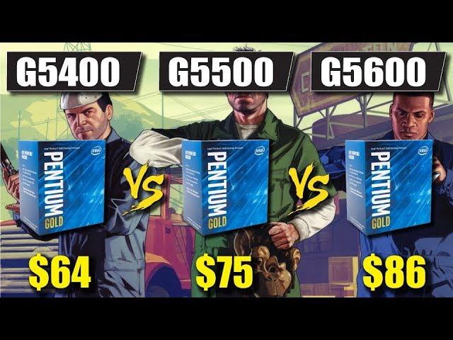 Intel Pentium G5400 vs G5500 vs G5600 | GTX 1060