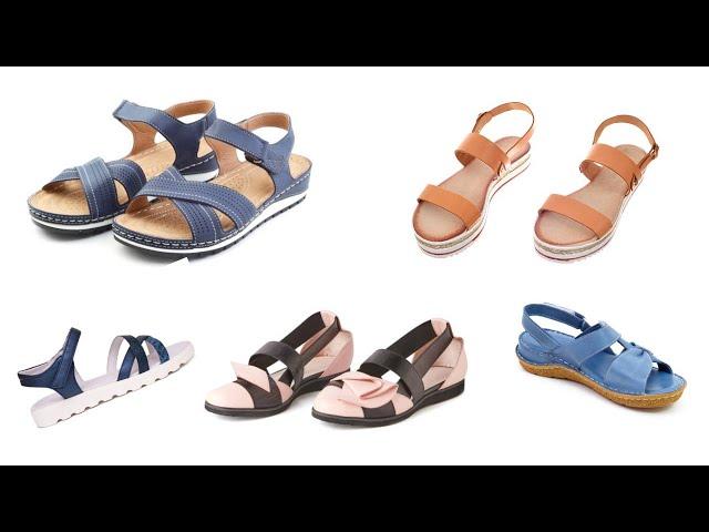 Stylish Flat Sandals Collection 2022| Latest Beautiful Flat Sandal Designs| College Wear Sandals