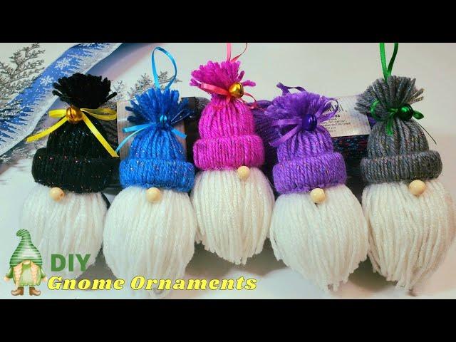 Simple DIY Gnome Ornament | Easy Yarn Gnome Ornament Tutorial