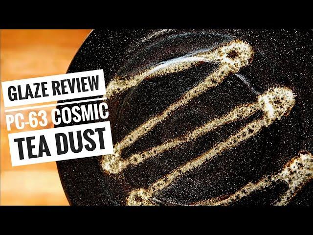 Glaze review AMACO pc-63 Cosmic Tea Dust.