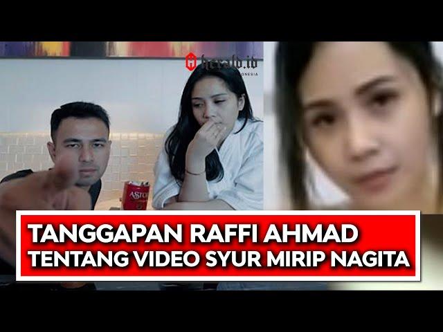 Heboh Video Syur Mirip Nagita Slavina, Raffi Ahmad Marah Besar