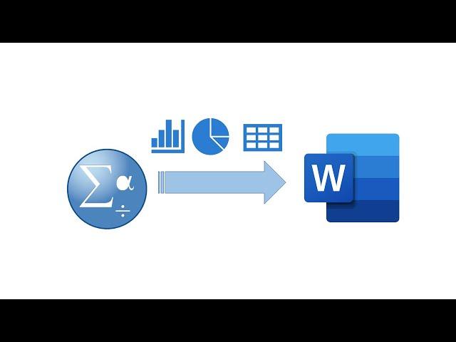 Exporting charts and tables from SPSS into a Word Document